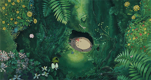 Green Aesthetic Anime Wildflowers GIF | GIFDB.com